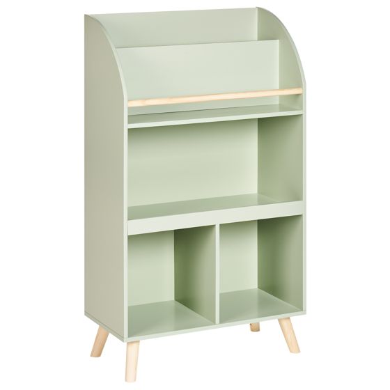 Kirjahylly 3 tasoa LILOET 102 cm Vaaleanvihreä