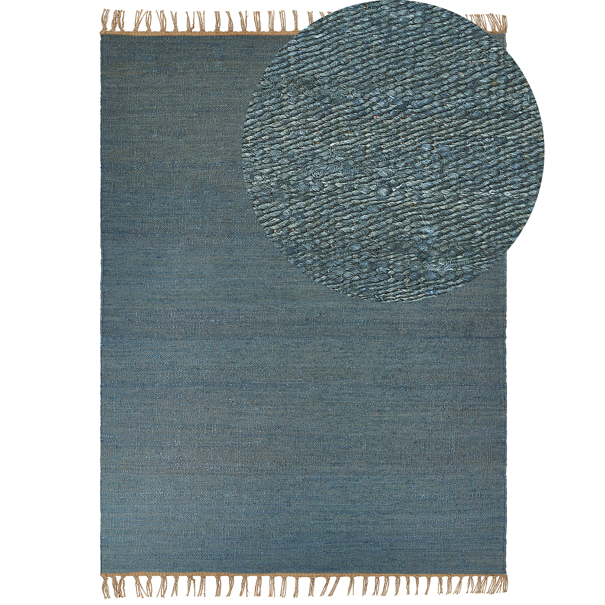 Matto LUNIA Turkoosi 160 x 230 cm Juutti