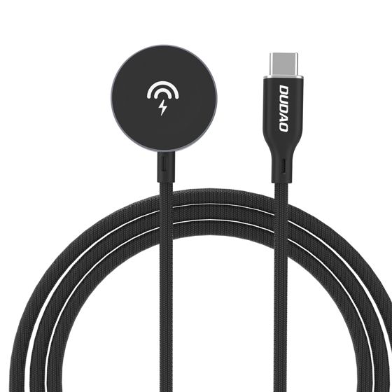 A12C Induktiivinen Laturi Apple Watchille 1.2m - Musta