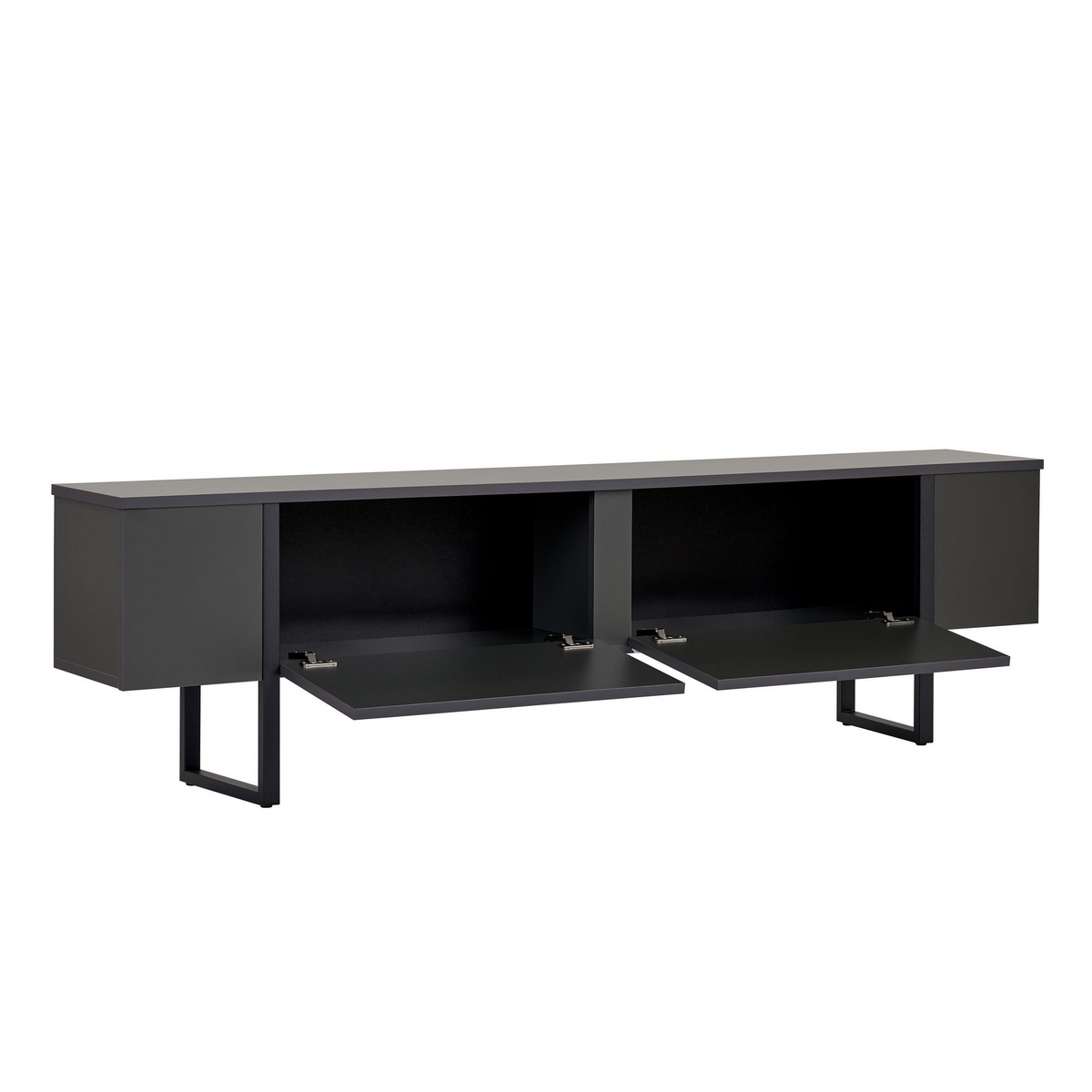 Norda Design Moderni TV-taso, 180 cm | 100 % melamiinipinnoitettu, 18 mm paksu | Tyylikäs teollinen muotoilu