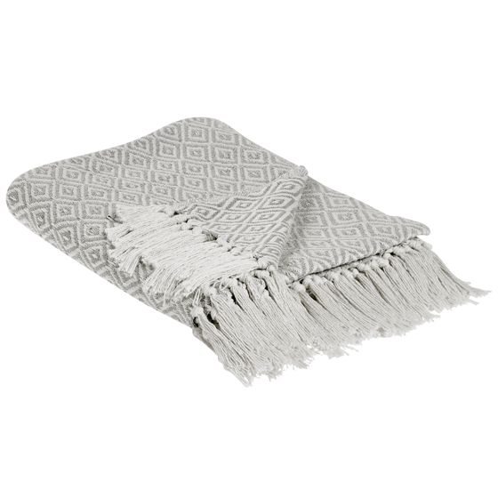 Torkkupeitto MITYAL Puuvilla 125 x 150 cm Ruskeanharmaa
