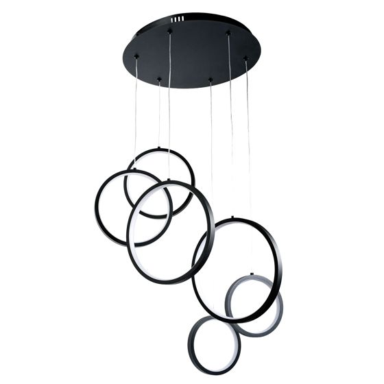 TOOLIGHT riippuvalaisin APP1921-CP BLACK Musta, 36x36x115cm