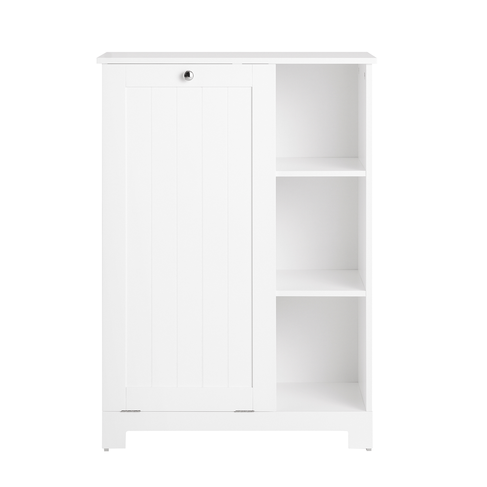 SoBuy pyykkikaappi BZR105-W valkoinen ekologinen 60x37x86cm