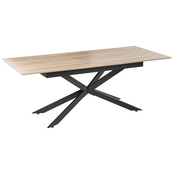 Ruokapöytä FINLEY Vaaleanruskea 160/200 cm 90 cm