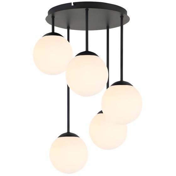 TOOLIGHT riippuva kattovalaisin APP1816-5CPR mustavalkoinen, 15x35x68cm