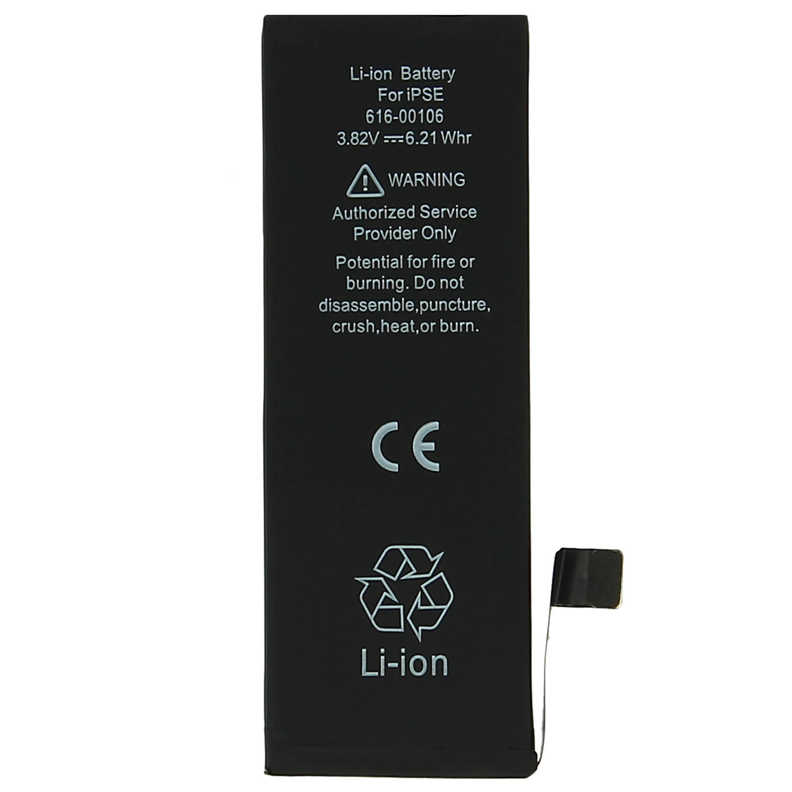Vara-akku iPhone SE Li-ion 1624 mAh