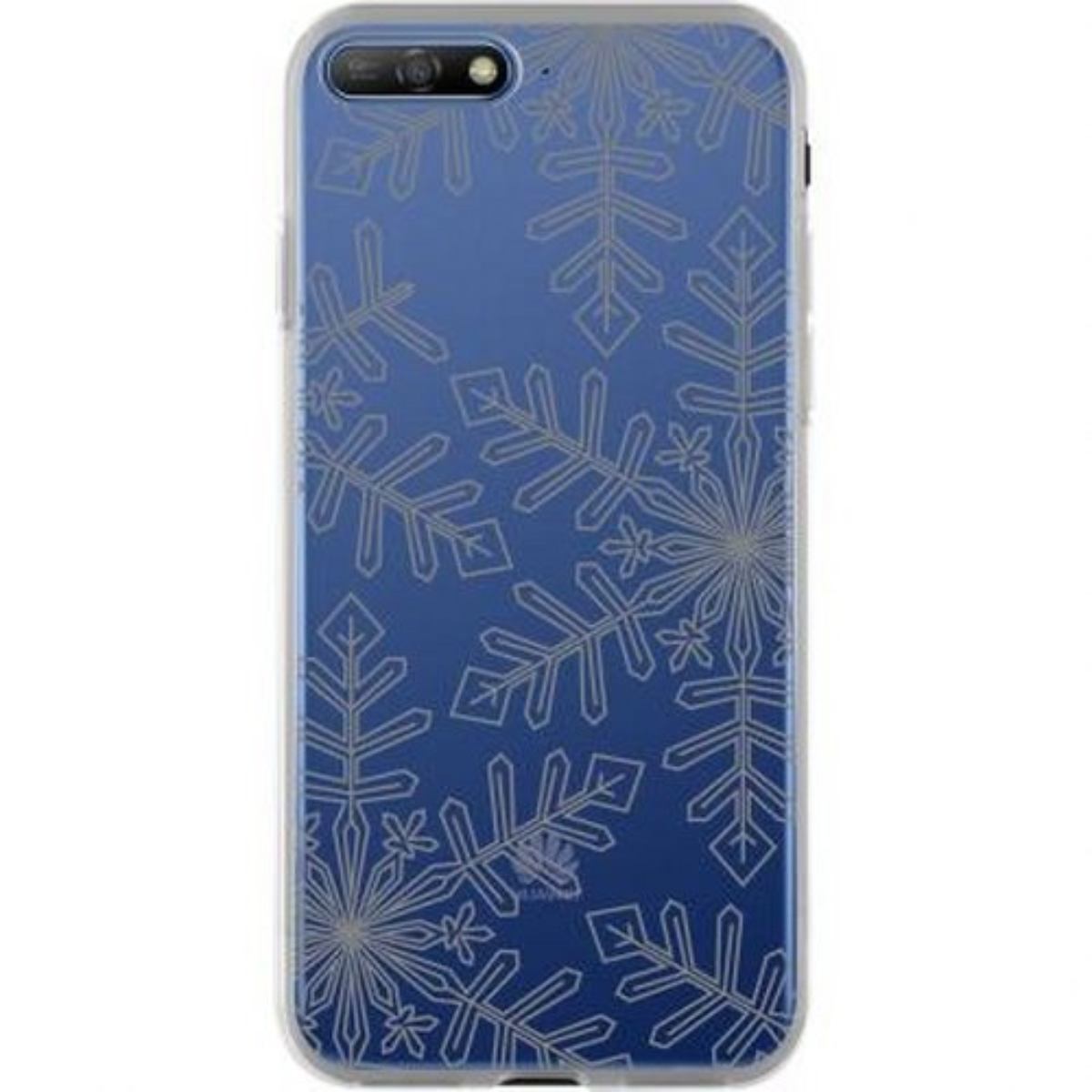 Suojakuori Huawei Y6 2018:lle, kova Lumihiutaleet