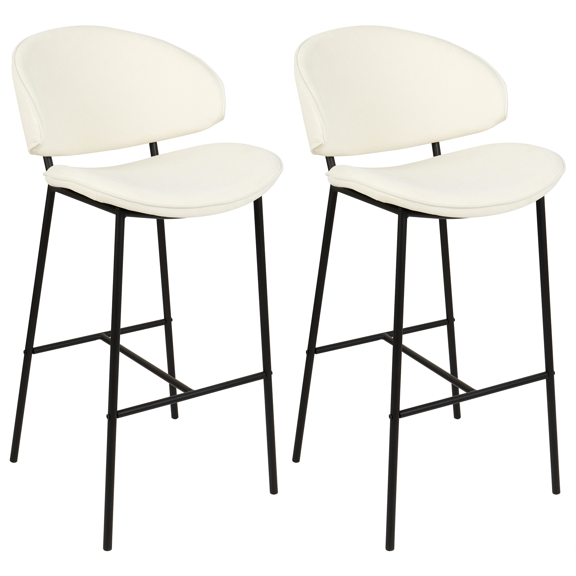 Baarituolisetti 2 kpl KIANA Vaaleanbeige