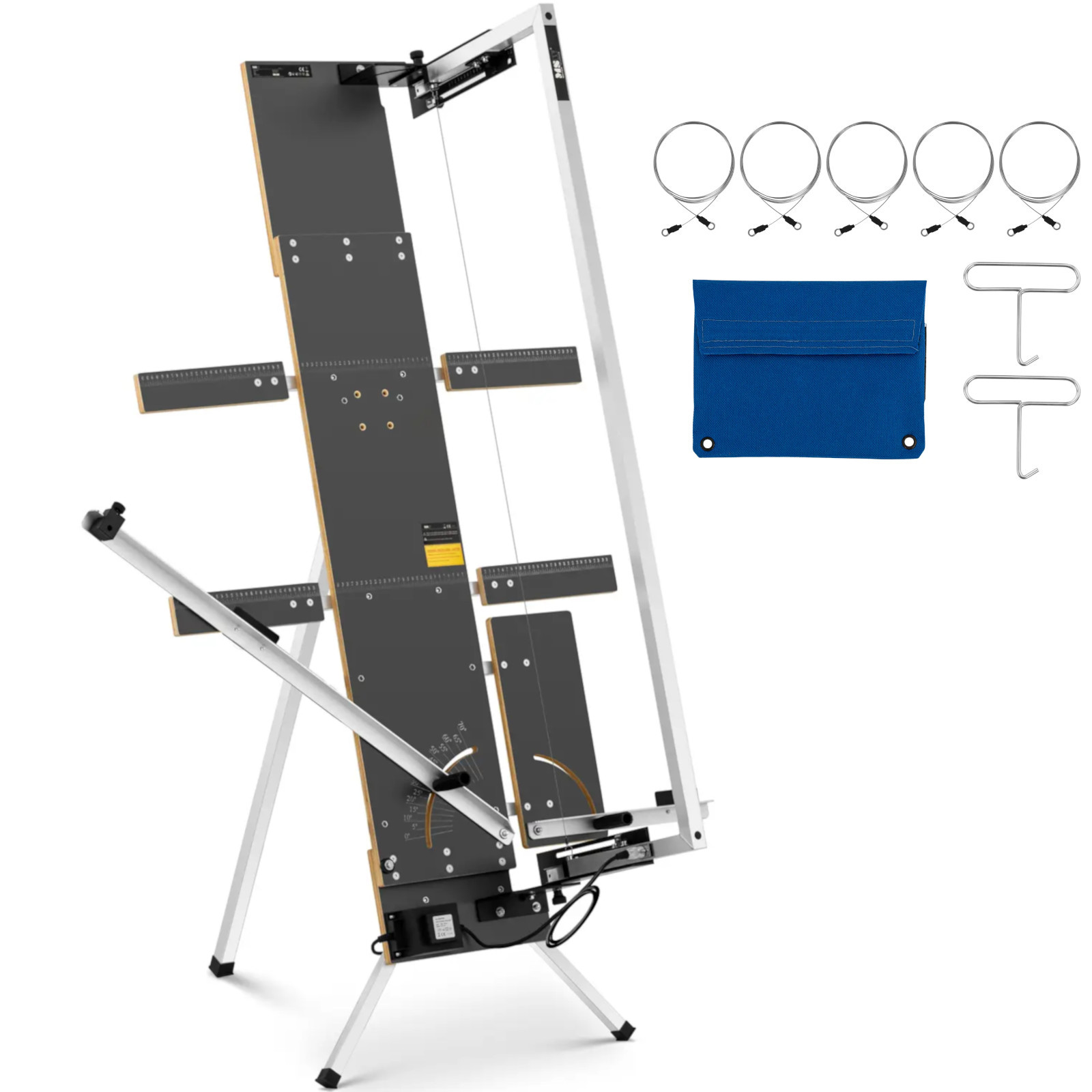 Styroksileikkuri jalustalla ja kiinnikkeellä, pituus 1300 mm, syvyys 330 mm, 200 W