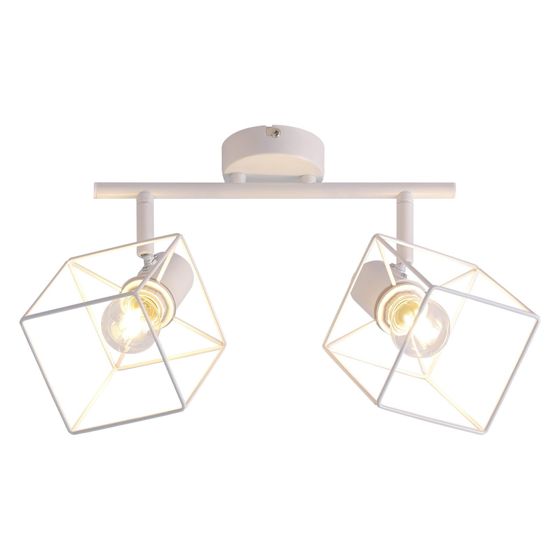 NETTLIFE musta E14 kattokohdevalaisin 350° kääntyvä vintage - metalli säädettävä ilman lamppua