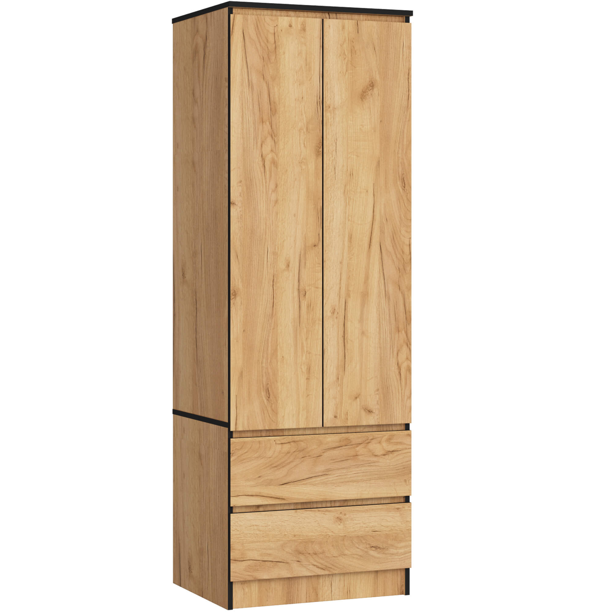 Akord Vaatekaappi Star Craft-tammi 60x51x180