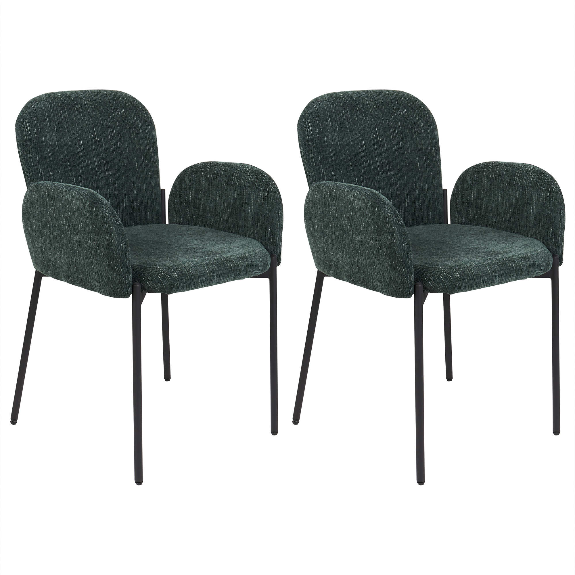 Ruokatuolisetti 2 kpl ALBEE Tummanvihreä