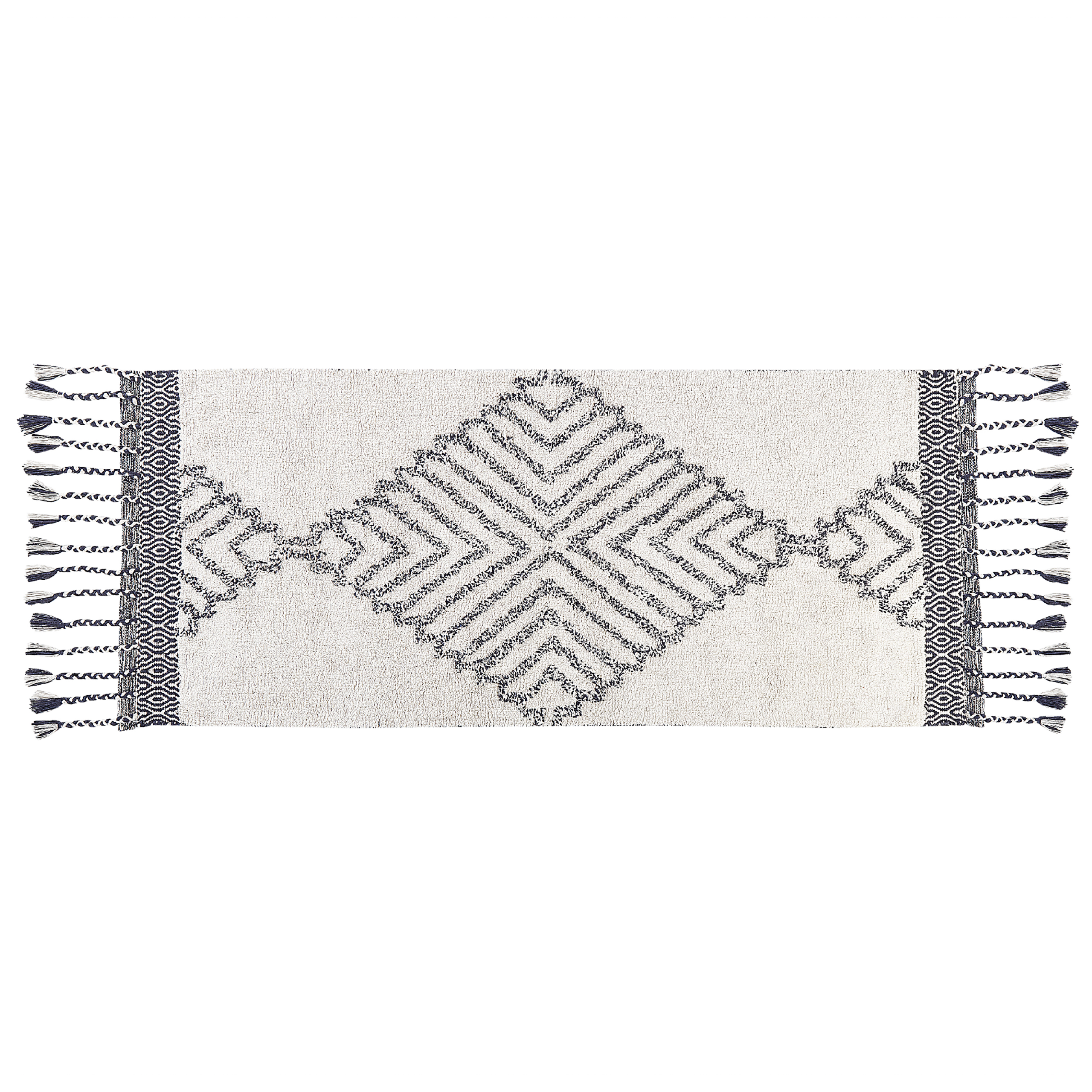 Matto ERAY Vaaleanbeige 80 x 150 cm Puuvilla