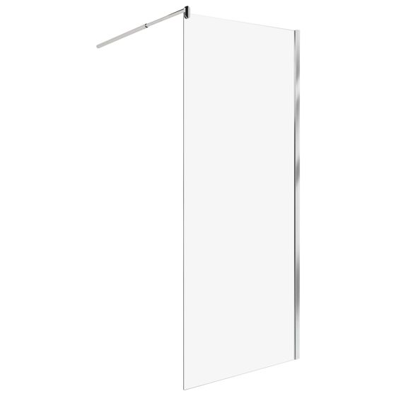 Suihkuseinä AHAUS 80 x 190 cm Hopea
