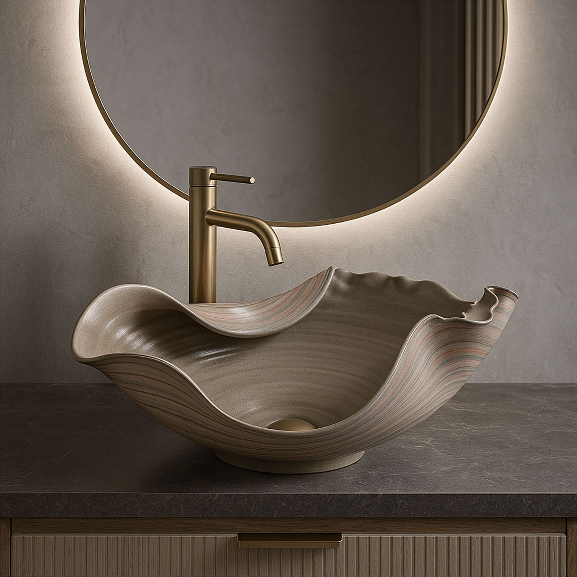 REA Malja-allas HM-17 beige, 53X38X22CM