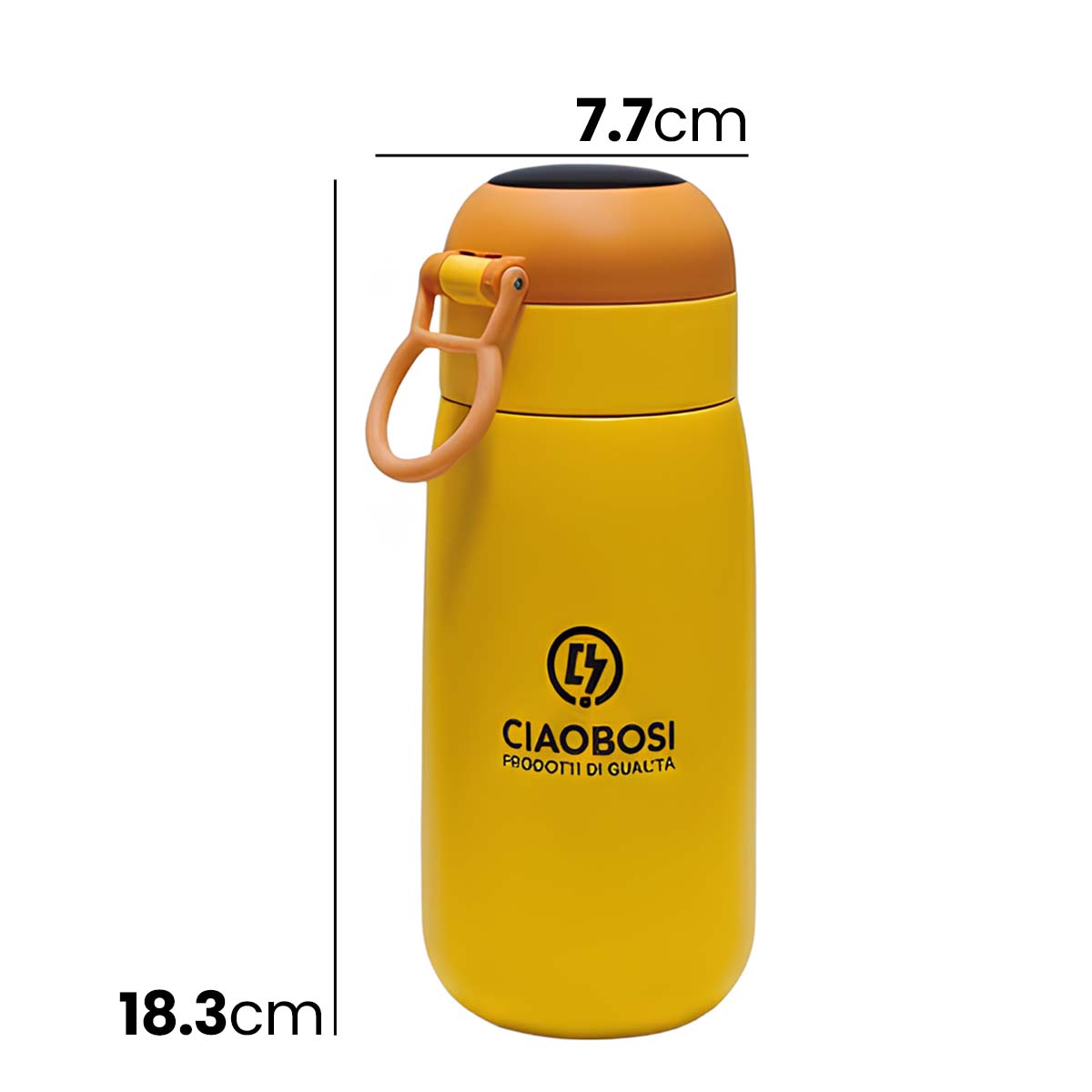 Eristetty juomapullo 420 ml lapsille digitaalisella näytöllä
