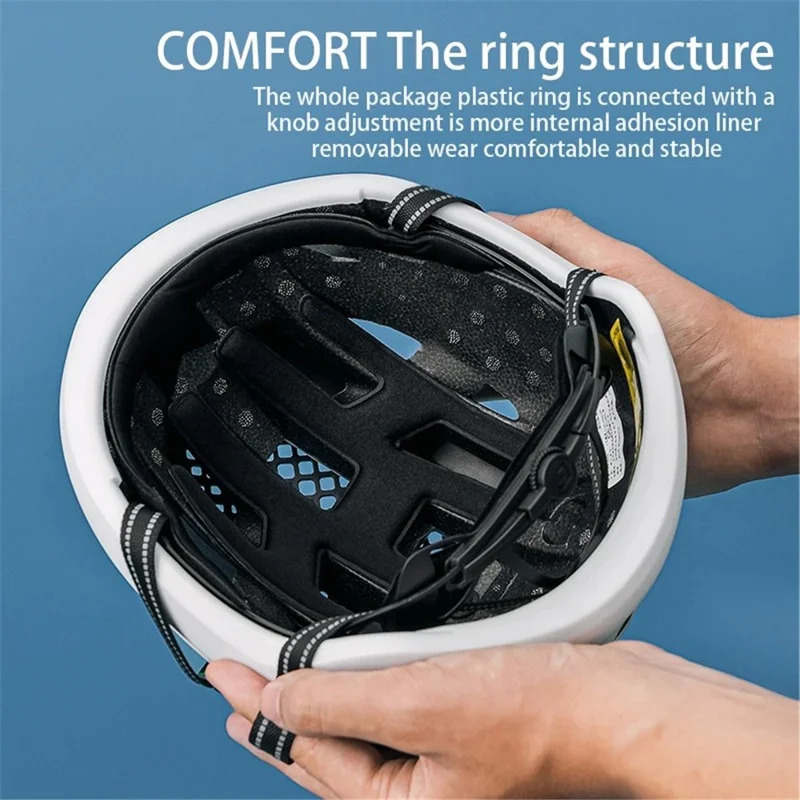 Hengittävä pyöräilykypärä suojalla - Harmaa, Mat Design