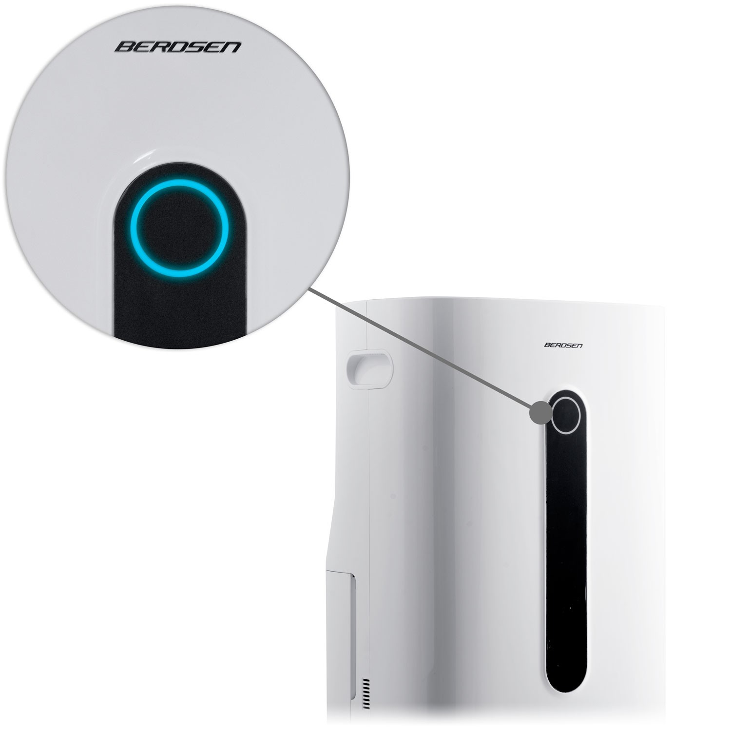 Berdsen BD-523 valkoinen ilmankuivain - kosteudenvaimennin