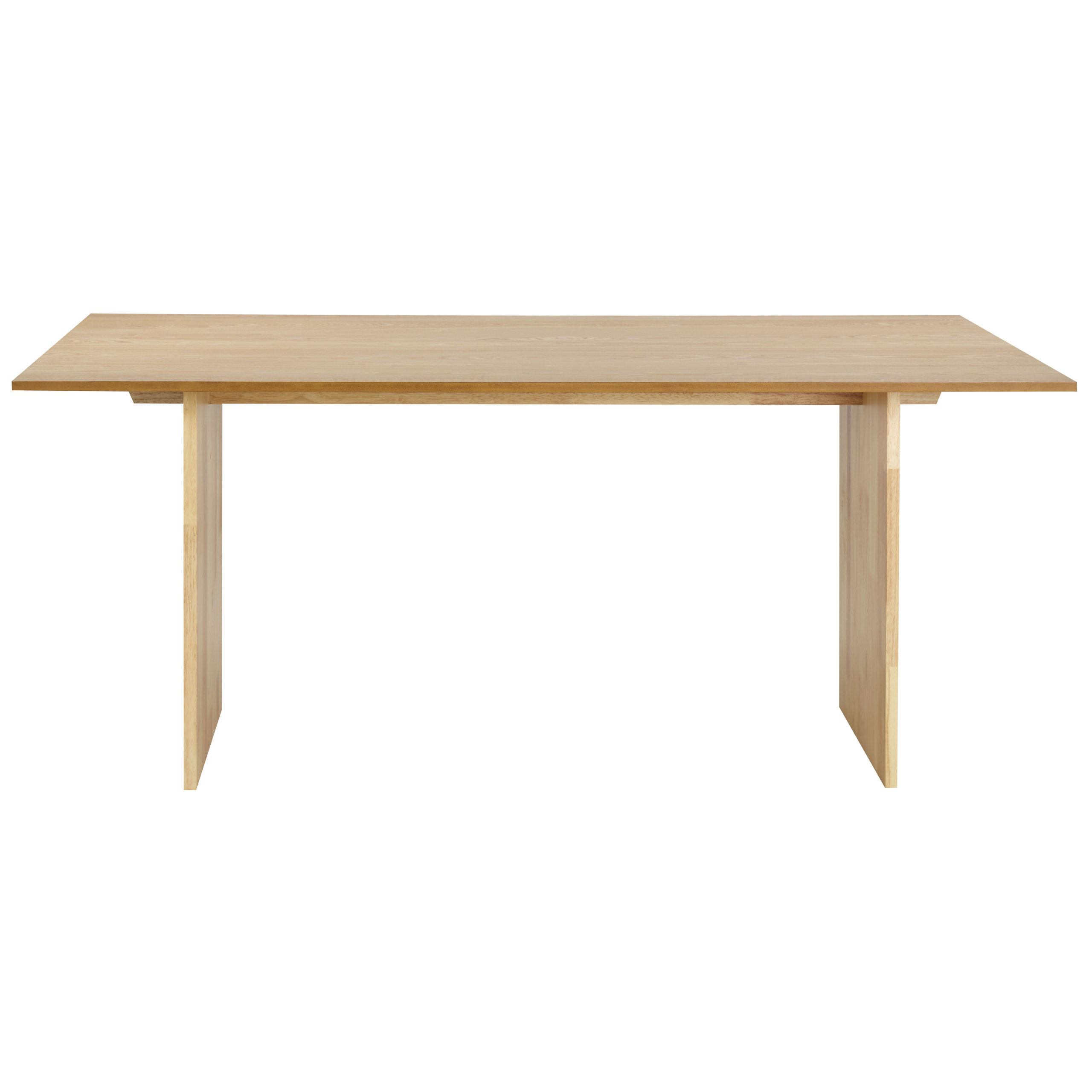Ruokapöytä MOORA Luonnollinen saarniviilu 180 cm 90 cm