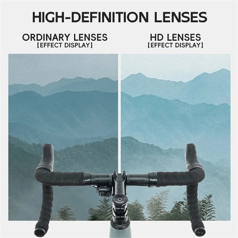 Keveät pyöräilylasit - Kirkas + punainen valokromaattinen linssi