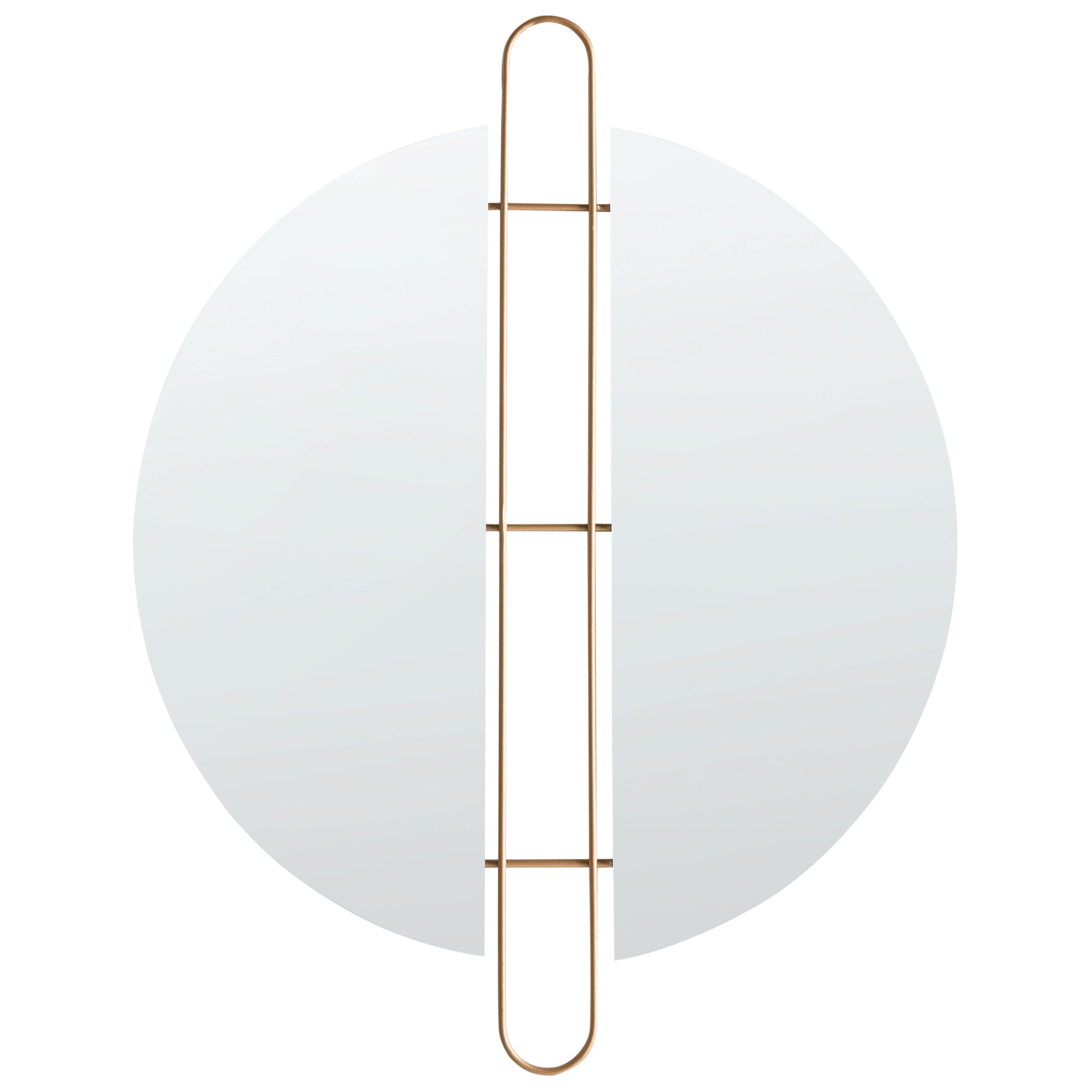 Seinäpeili ATTIN 52 cm 65 cm Kulta