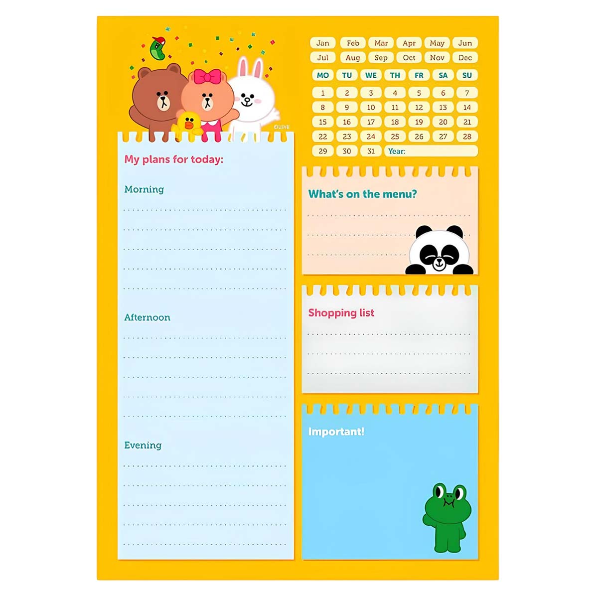 Päiväkirja Moments-kokoelma 54 sivua irrotettavat A5-arkit