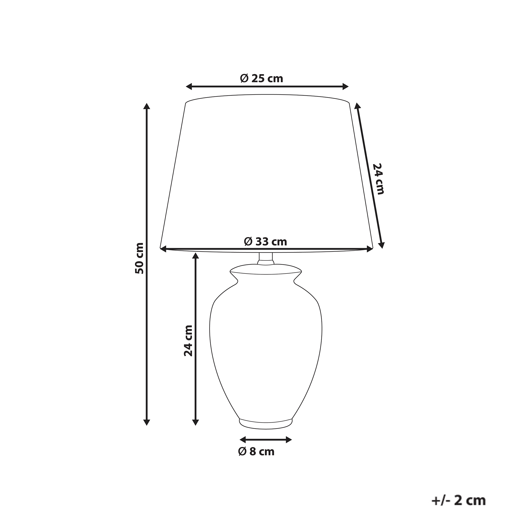Pöytävalaisin JAUCA posliini Valkoinen/sininen