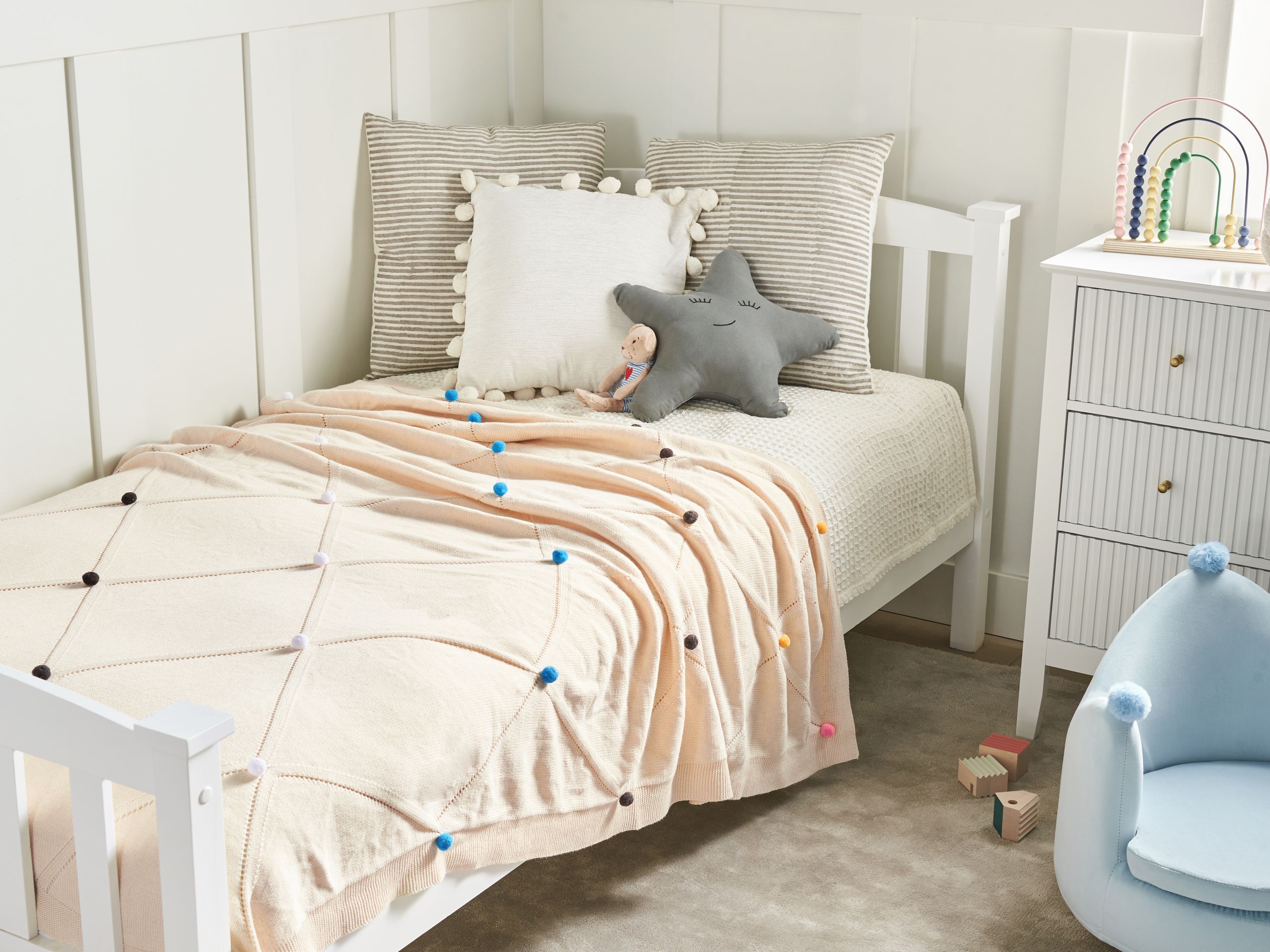 Torkkupeitto GAIDAR puuvilla 130 x 170 cm Beige