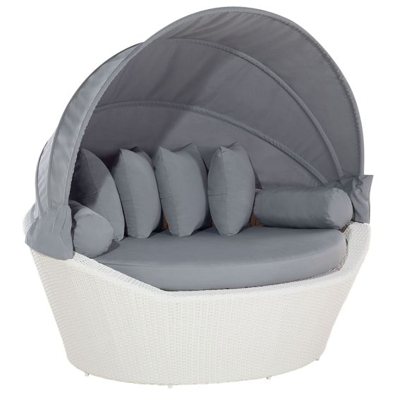 Aurinkovuode SYLT polyrottinki Valkoinen