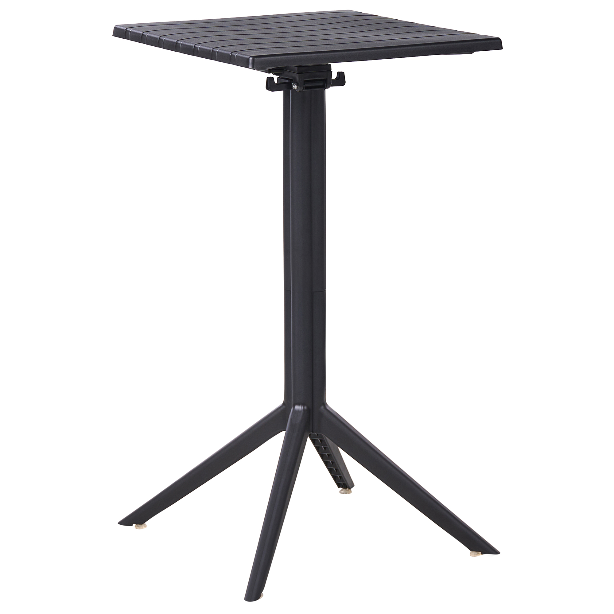 Ulkobaaripöytä LEMNOS 60 cm 60 cm Musta