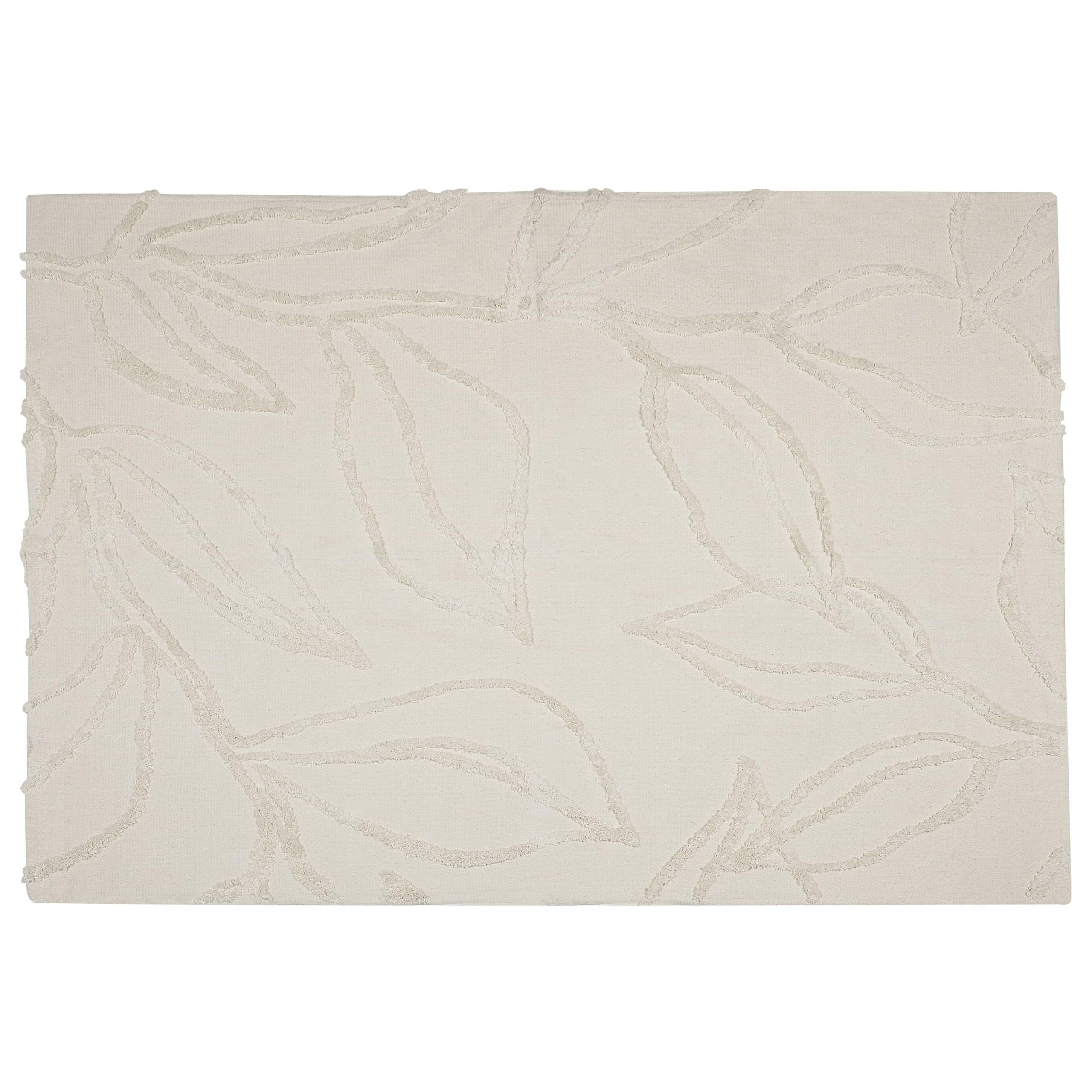 Torkkupeitto ACACIA puuvilla 130 x 160 cm Beige