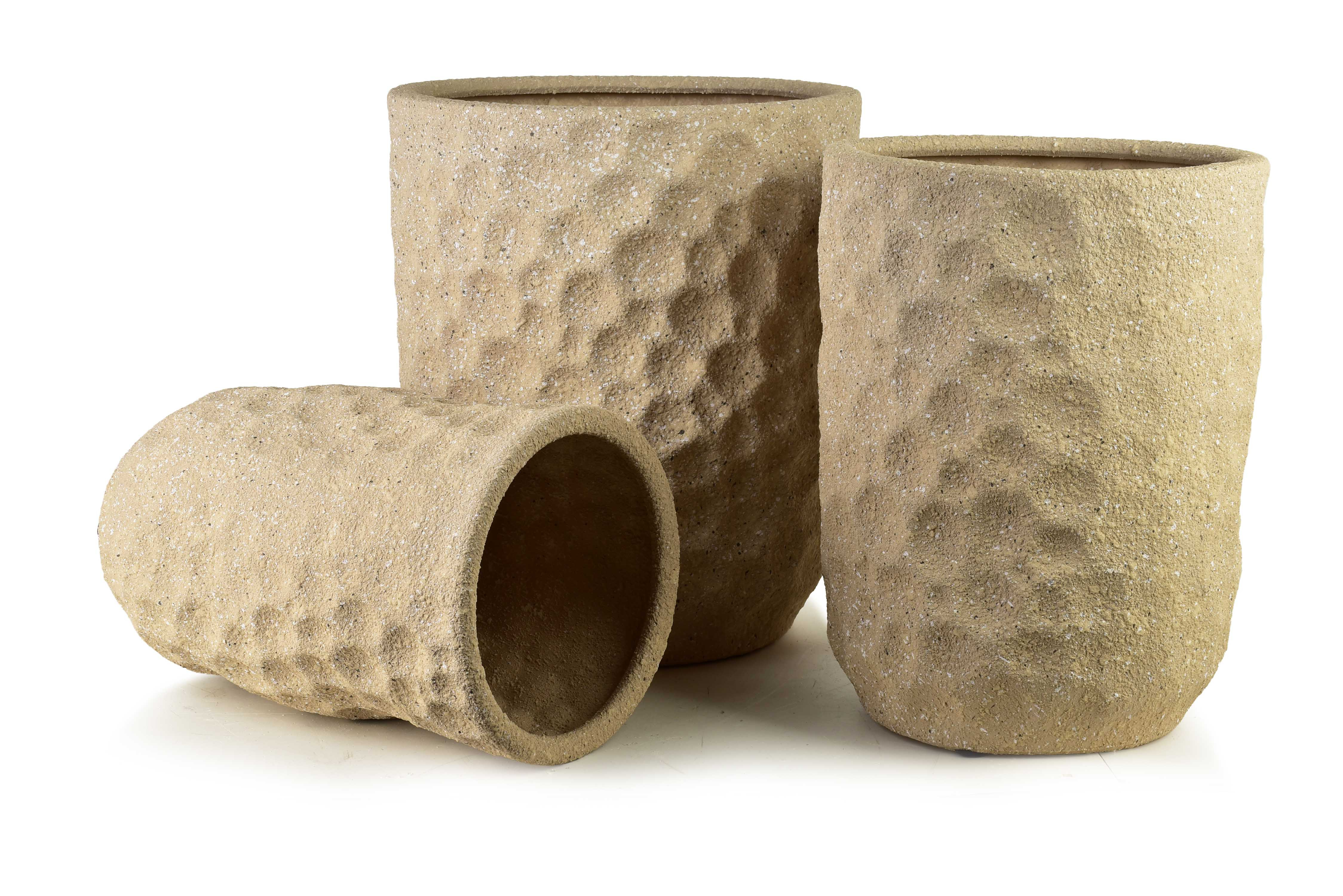 Suojaruukut keraaminen MONDEX Neva 39x39x46 beige 3kpl