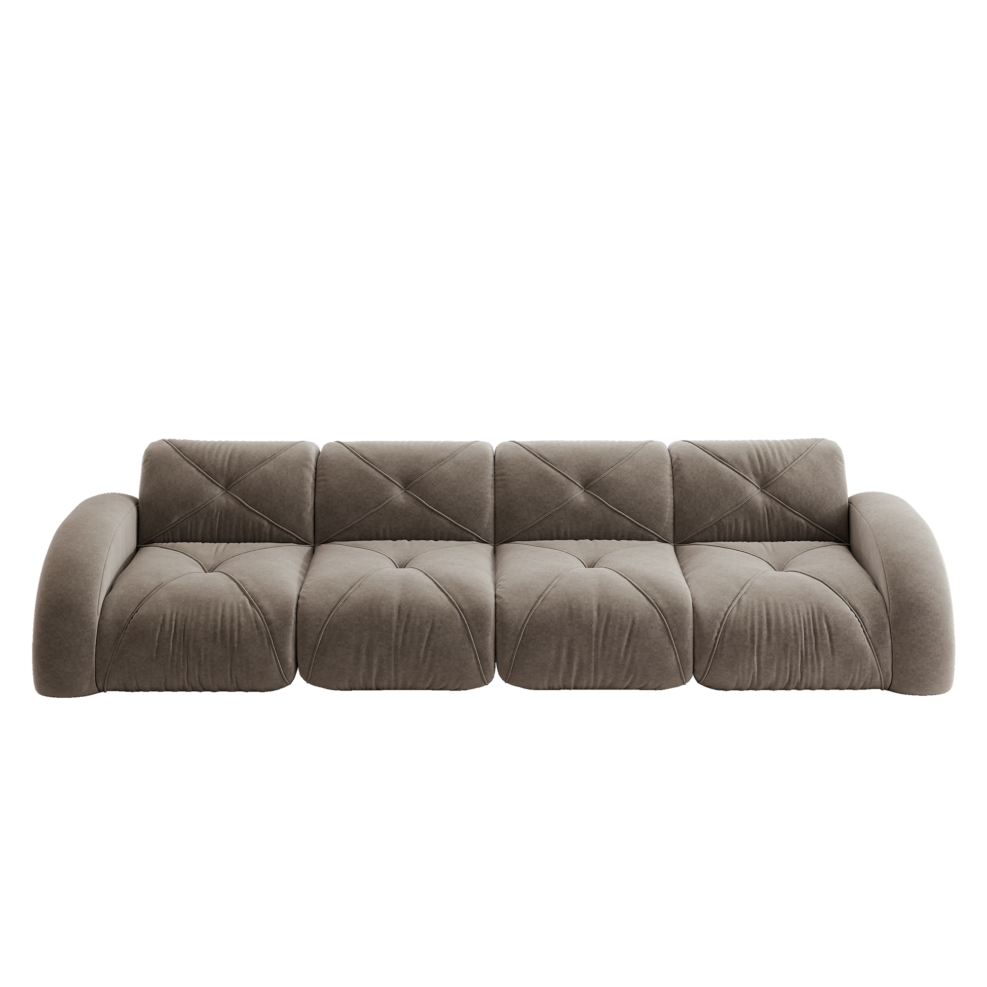 moduulisohva 4-paikkainen taupe chenille skandinaavinen rutschfest