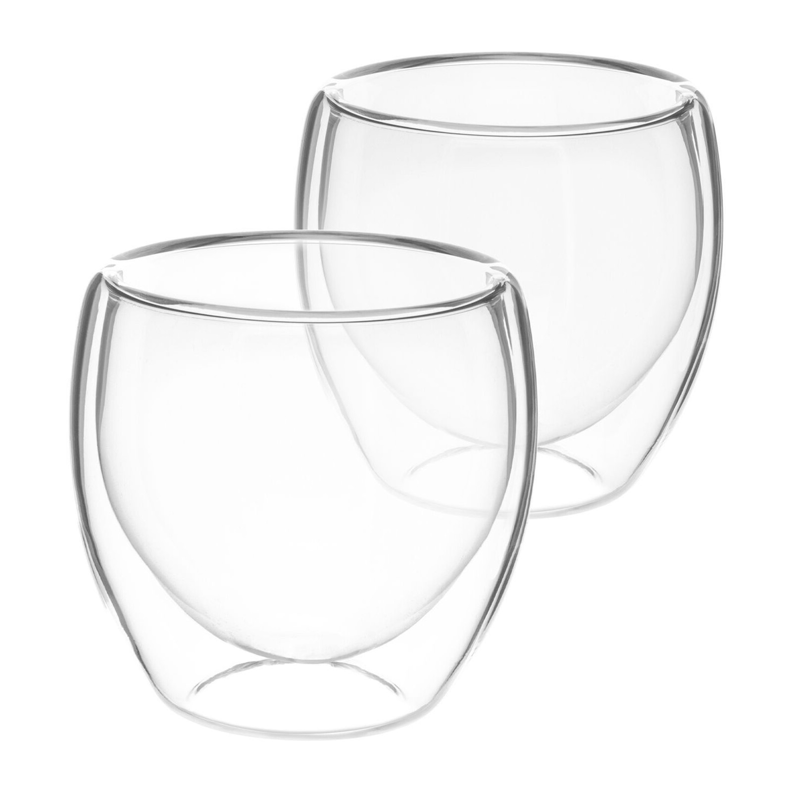 2 Kpl 250ml Kaksiseinäinen Kahvilasi Kelluvalla Efektillä