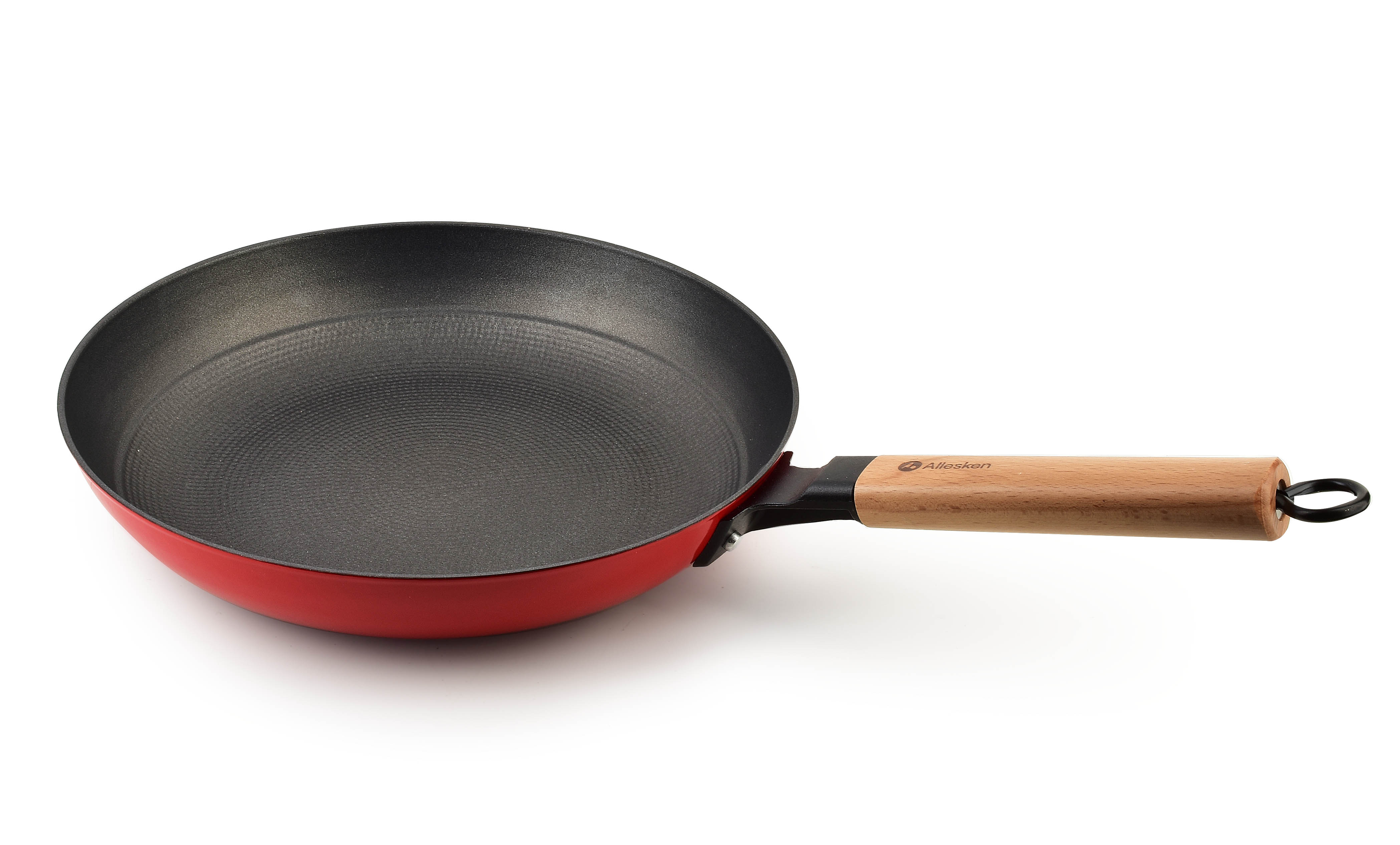 Paistinpannu valurauta RODELUXE 28 cm puukahvalla