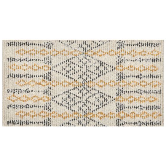 Matto KADAPA Beige 80 x 150 cm puuvilla