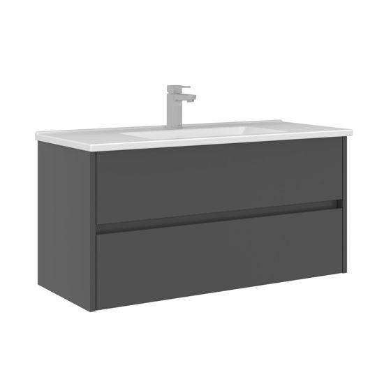 Norda Design Kylpyhuonekaappi altaalla Arno 100 Laatikko 45 x 100 x 52 cm
