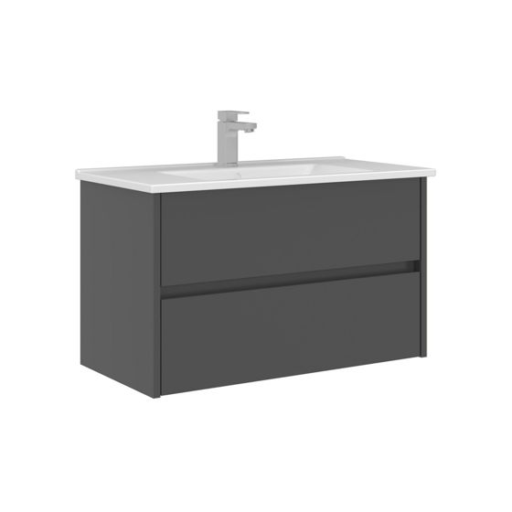 Norda Design Kylpyhuonekaappi altaalla Arno 85 Laatikko 45 x 85 x 52 cm