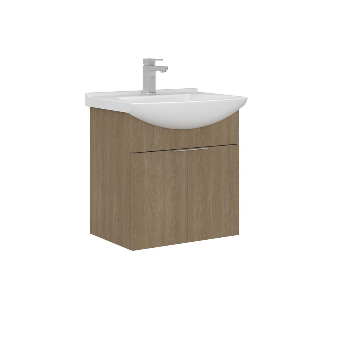 Norda Design Kylpyhuonekaappi altaalla Purus 55 50 x 55 x 58 cm