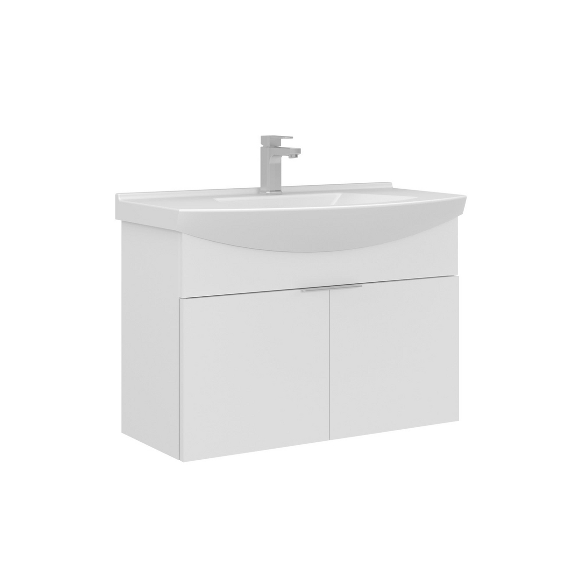 Norda Design Kylpyhuonekaappi altaalla Purus 80 50 x 80 x 58 cm