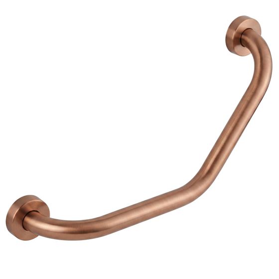 REA Kulmatukikahva Kylpyhuoneeseen 101 Harjattu Kupari, 9X45X23Cm