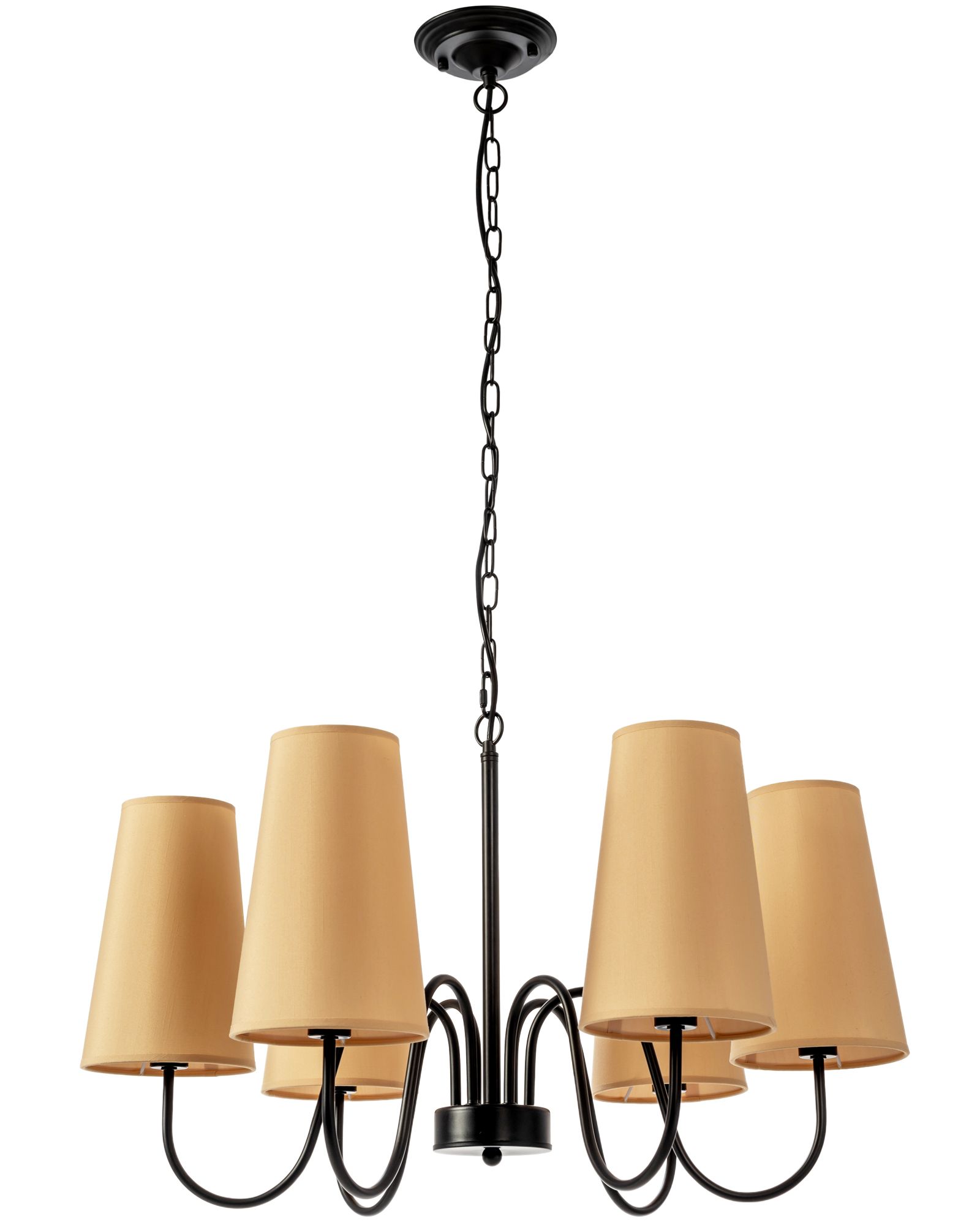 TOOLIGHT riippuva kattovalaisin APP753-6 musta, 70x70x110cm