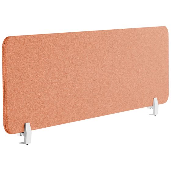 Työpöydän väliseinä WALLY 130 x 40 cm Vaalea punainen