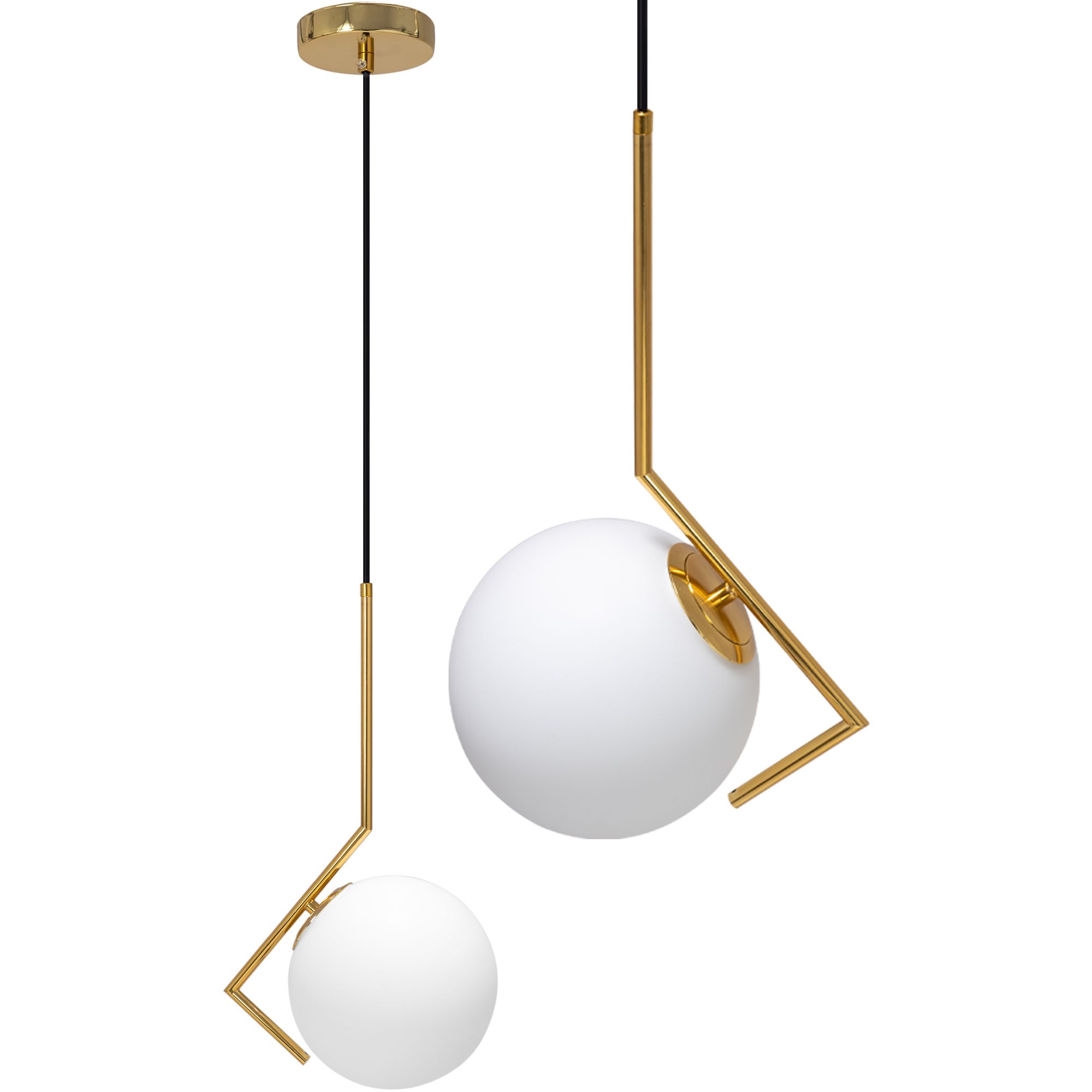 TOOLIGHT riippuva kattovalaisin APP429-1CP kulta, 46,5x27x60cm