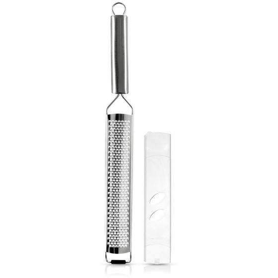 Litteä teräksinen keittiöraastin 38 cm