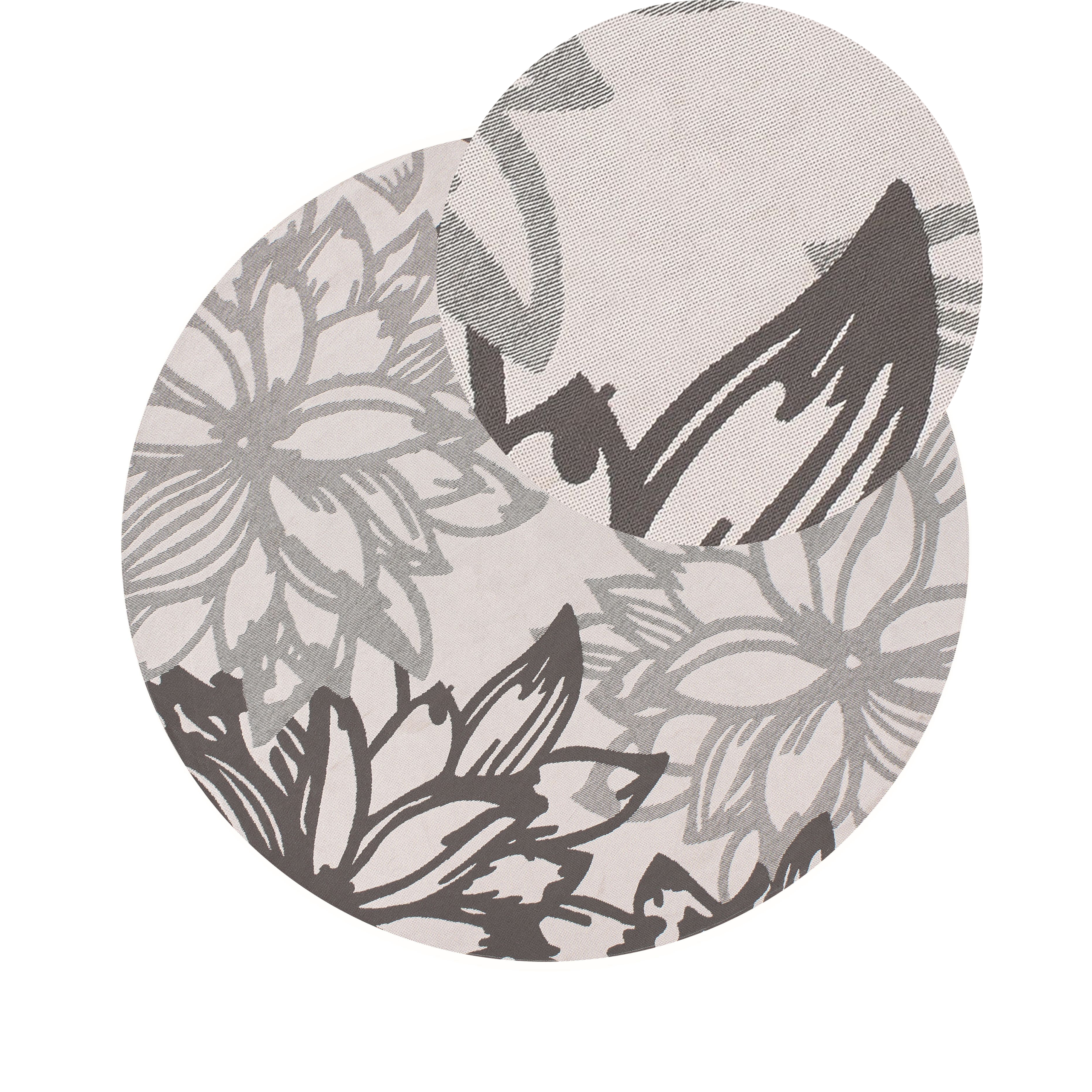 Ulkomatto SOLAPUR Harmaa ø 160 cm