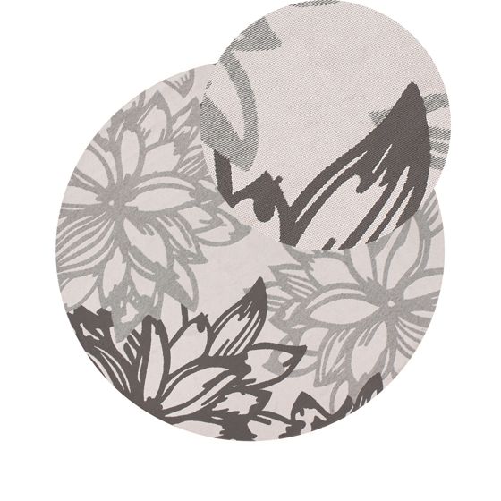 Ulkomatto SOLAPUR Harmaa ø 160 cm