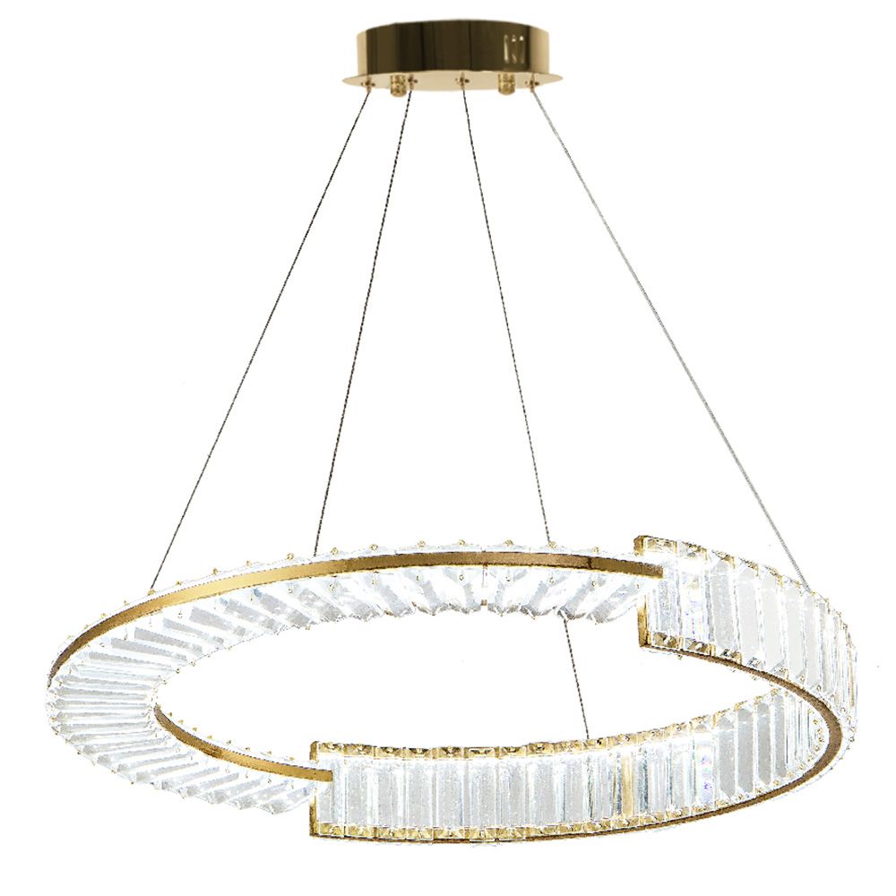TOOLIGHT riippuva kattovalaisin LED APP1528-CP60 kulta, 60x60x90cm