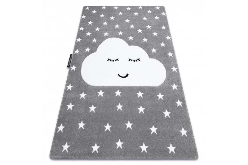 Matto PETIT CLOUD TÄHDET harmaa 80x150 cm