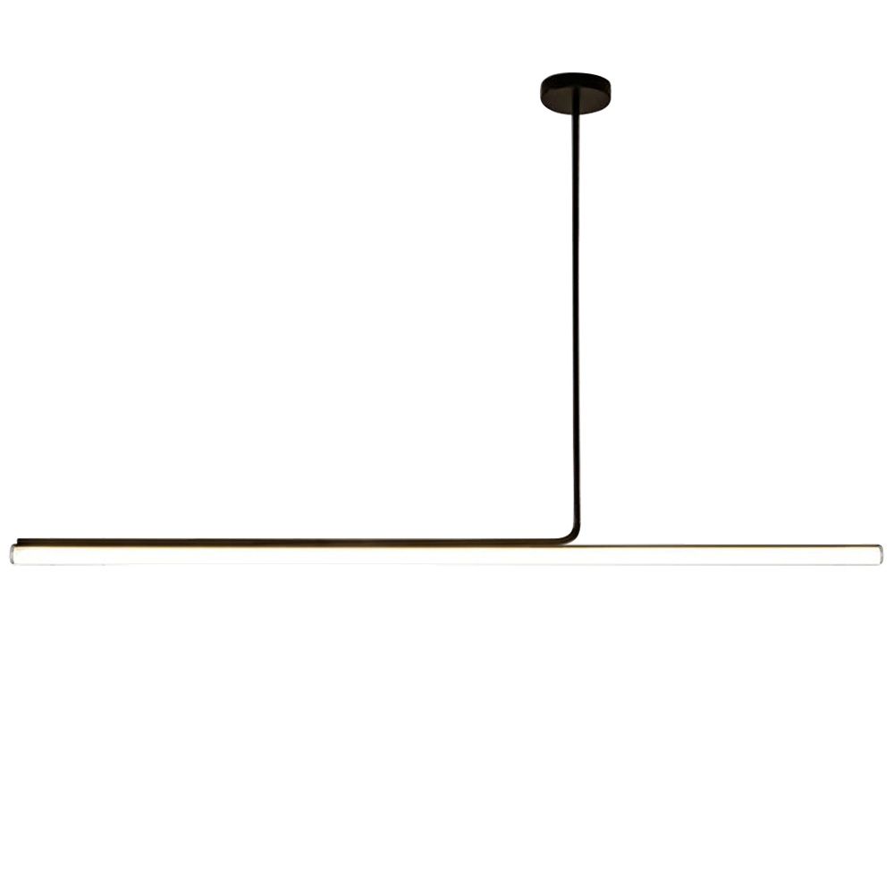 TOOLIGHT riippuva kattovalaisin LED APP1660-CP musta, 140,5x3x88cm